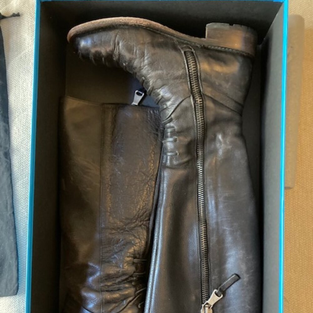 John Fluevog Emilie Tall Boots, Black W7